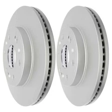 ACDELCO GM Front Disc Brake Rotors Set 2PCS Coated 330mm For Silverado Sierra