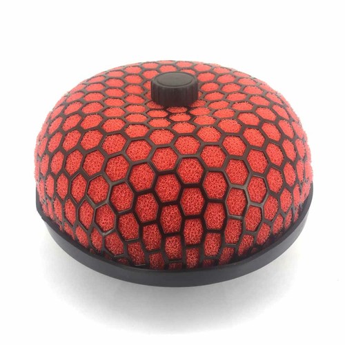 3" Universal Racing Air Filter 76mm Mushroom Head Car Filter Flow Air Intake Red - Picture 3 of 6