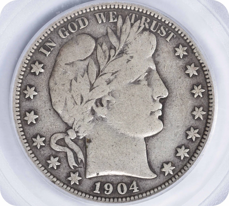 1904-S Barber Silver Half Dollar F12 PCGS - Image 2 of 3