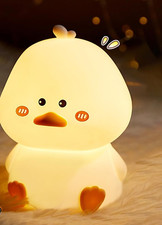 Cute Duck Night Light Duck Lamp Desk Decor 16 Colors Table Lamp with Remote NEW