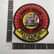 TONI’S TRUCK COUNTRY CENTRUM GEISELWIND Germany Trucker Ad Patch 17R8