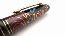 #49 AGJ Original Maki-e Fountain pen "Dragonfly" Tombo Sailor Kyoto Makie 研出高蒔絵