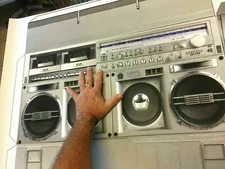 sharp gf-777 FULL SIZE boom box star paper model trek plan prop