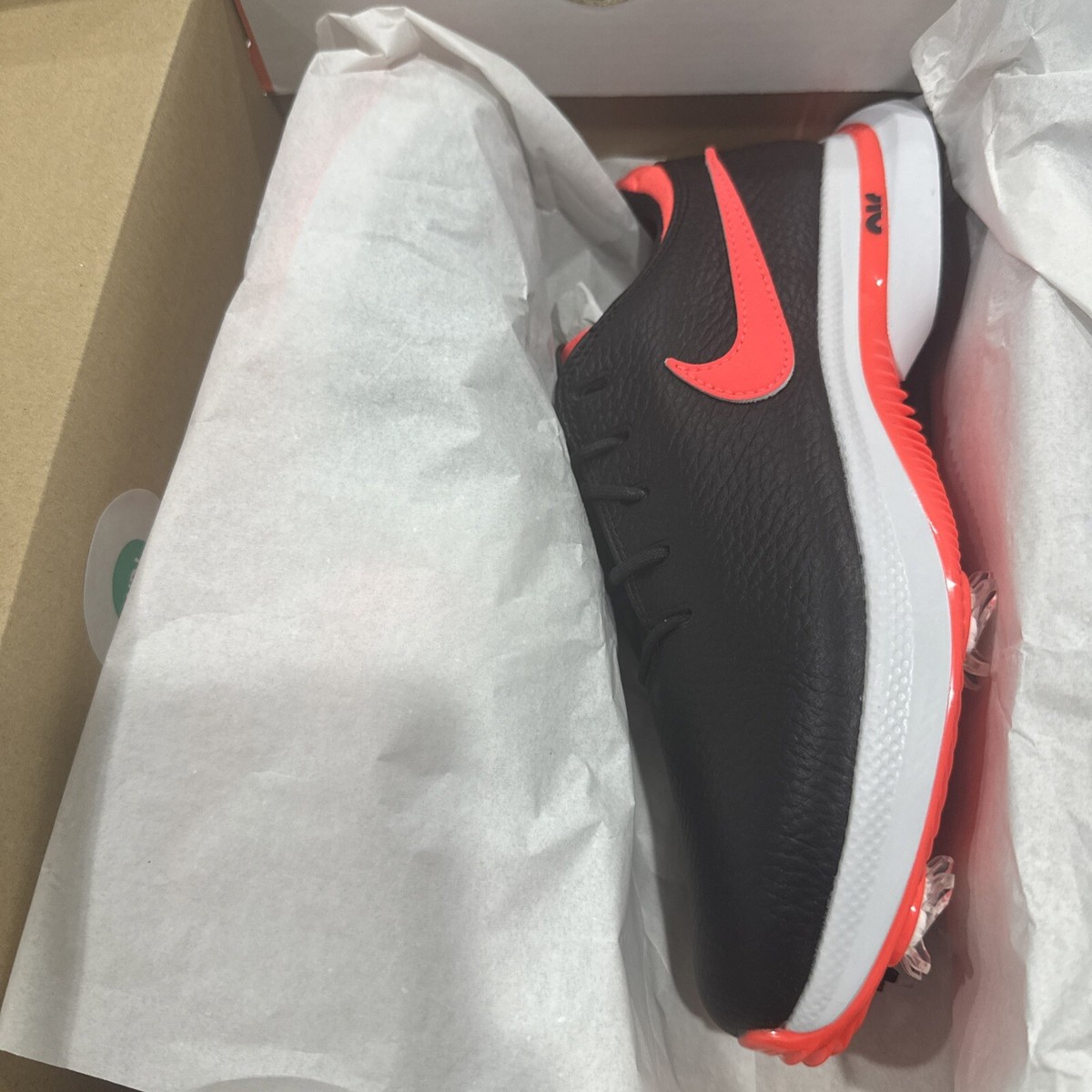 New Size 11 Elite Nike Air Zoom Victory Tour 3 Golf Black Crimson DX9025-004 Nike Air Zoom Victory Tour 3 Golf Shoes Black/Pure Platinum  main image 2