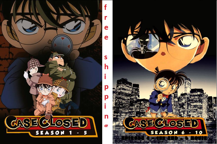 Anime DVD Detective Conan Case Closed Season 1-5 Eng Dub 6-10 Eng