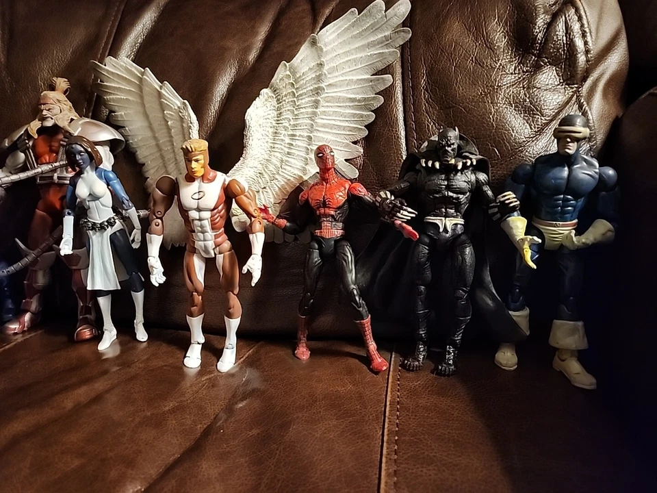 ¡Nueva venta! Lote de 7 figuras de acción ToyBiz de Marvel Legends Sentinel BAF 2005 sueltas Foto 3 de 4