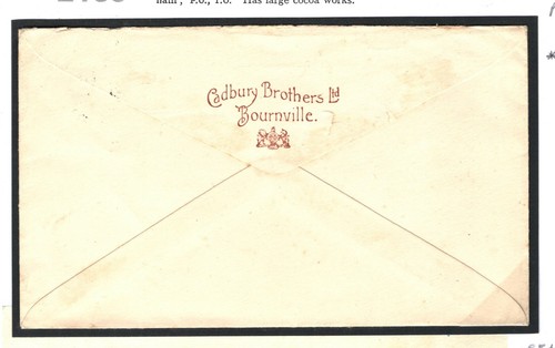 GB ANUNCIO Papelería Rosa Penny Temprano *CADBURY'S* Bournville 1901 Cubierta E189 - Imagen 4 de 6
