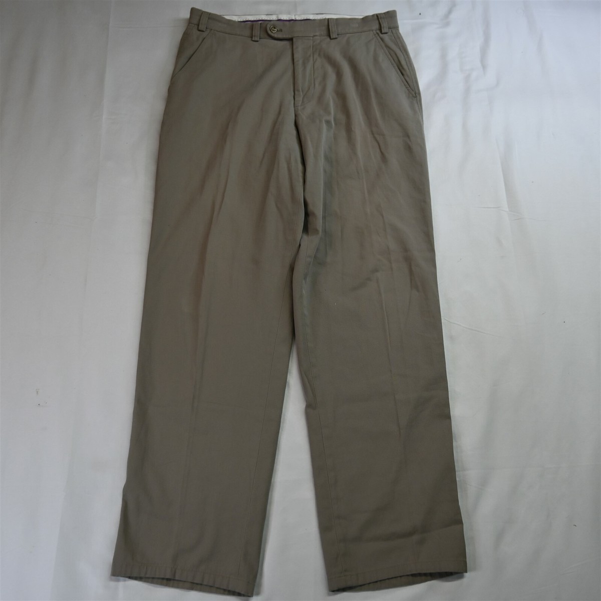 Hiltl Fits 32 x 32 Khaki ZE400 Flat Front Chino Pants | eBay Hiltl Fits 32 x 32 Khaki ZE400 Flat Front Chino Pants | eBay
