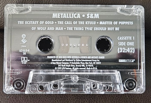 Metallica S&M 2 cassette set in original box 1999 - Picture 5 of 10