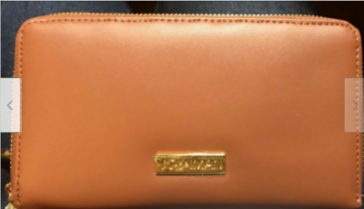 JOY E Lite Croco Couture Embossed Multi/Pocket Wallet RFID Blocking COGNAC