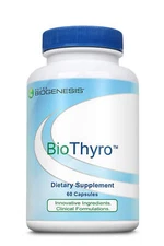 Nutra BioGenesis BioThyro 60 Capsules Natural Thyroid Support Supplement