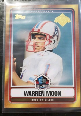 WARREN MOON 2006 Topps Hall of Fame Insert #HOFT-WM OILERS MINT