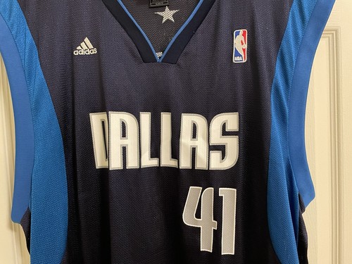 Maglia Vintage NBA Adidas Dallas Mavericks Dirk Nowitzki Uomo XL 41 - Foto 6 di 6