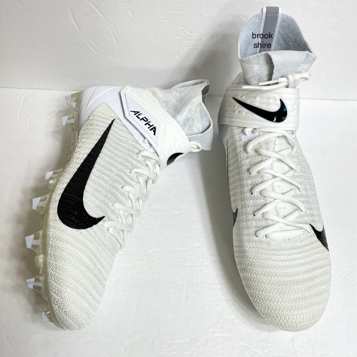 Nike Alpha Menace Elite 2 White Football Cleats BV3298-100 Men\'s Sz 11 Wide Amazon.com | Nike Alpha Menace Elite 2 Men main image 4