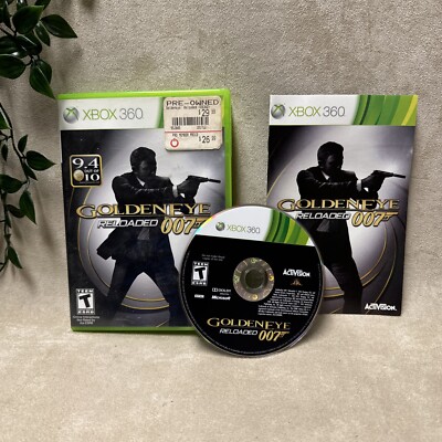 GoldenEye 007: Reloaded Microsoft Xbox 360 2011 CIB Complete James Bond Tested