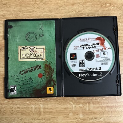 Manhunt Sur PS2 – Complet PAL – Bon état – Sony PlayStation 2