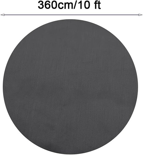 Black Pool Cover, Pool Safety Dome Cover, Waterproof Pool Blanket Covers f - Picture 6 of 9