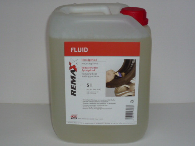 Remaxx Tip Top Montagefluid 5 Liter, RFT Reifenfluid, Montagepaste 