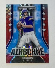 2023 Panini Rookies & Stars Kirk Cousins #AI-21 Airborne Red Plaid Prizm