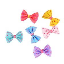 Cute Dog Hair Bows Clips - 4PC Pet Accessories for Stylish Pups