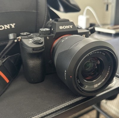 Sony Alpha a7 III 24.2MP 4k Digital Mirrorless Video Camera 2 Lenses Provided