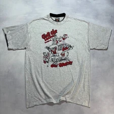 Vintage 90's T Shirt Mens XL Club Car Lounge Durand MI Single Stitch Made in USA