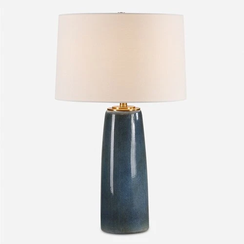 Uttermost Submerged Deep Blue Table Lamp - 26.25" H X 16" W X 16" D - Picture 1 of 7
