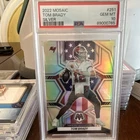 2022 Panini Mosaic Tom Brady National Pride #251 Silver Prizm PSA 10 Buccaneers