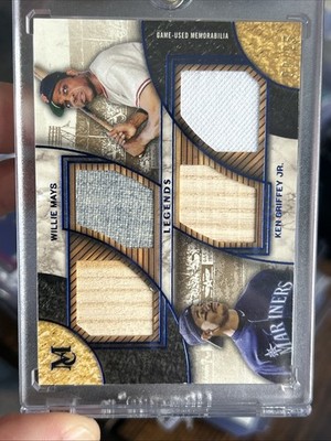 2025 Topps Museum Collection Dual Primary Pieces Quad Relic Willie Mayes /25