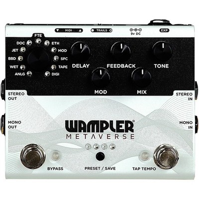 Wampler Metaverse MultiDelay Effects Pedal White