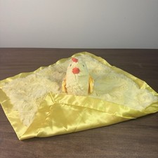 Cloud Island Yellow Chicken Security Lovey Blanket Plush Baby Cuddle Soft Toy