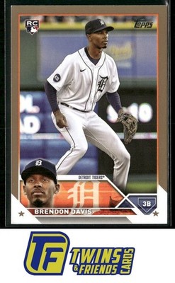 2023 Topps #494 Brendon Davis Gold #/2023