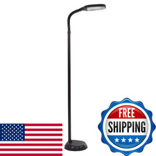 Lavish Home Adjustable Floor Lamp For Bedroom - Full Spectrum Natural Sunlight