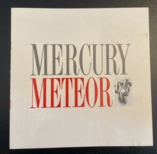 1962 MERCURY METEOR ORIGINAL DEALER SALES BROCHURE