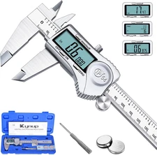 Kynup Digital Caliper, Measuring Tool, Digital Micrometer Caliper with Stainless