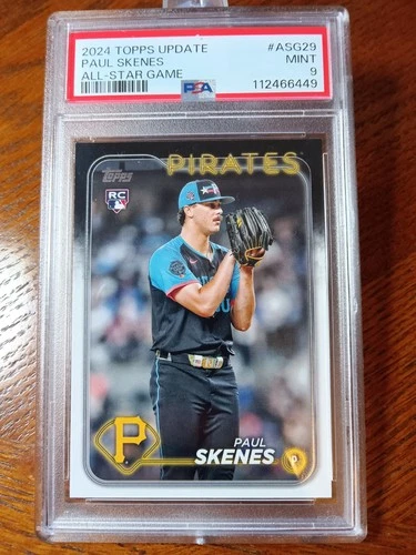 2024 Topps Update All-Star Game #ASG29 PAUL SKENES PSA 9 RC PIRATES CY YOUNG