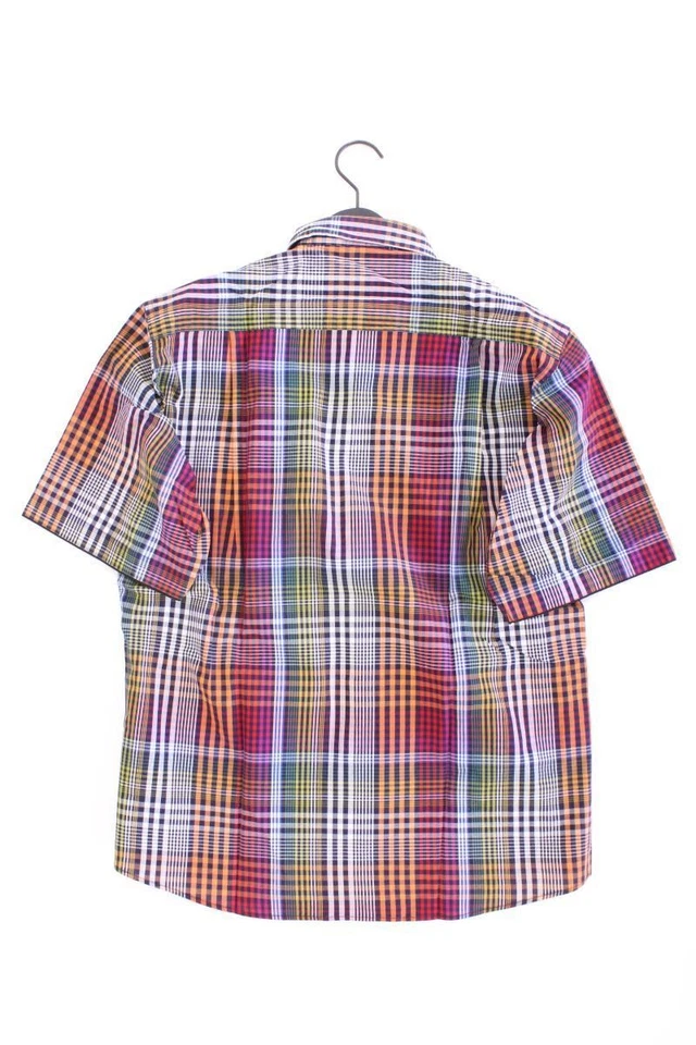 ⭐ Jupiter camicetta per uomo taglia 50, M a quadri multicolore di cotone ⭐ - Immagine 2 di 4