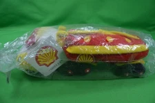 Vintage Shell Oil Shelley Gas Truck Plush Toy Promo, New In Pack W/ Tags,8" Long