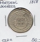 Portugal 200 Reis 1818 - Circ