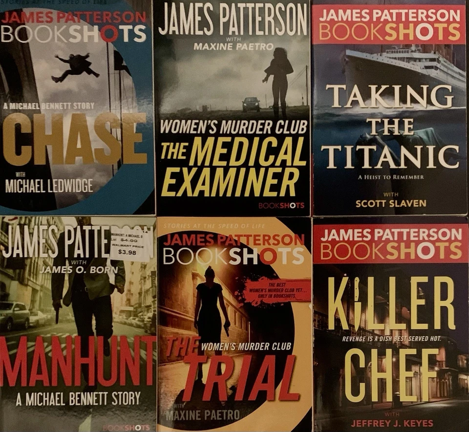 BOOKSHOTS (11 softcover) all by JAMES PATTERSON Foto 2 de 4