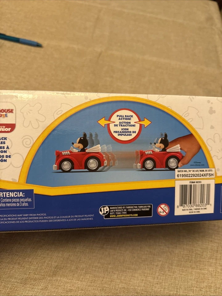 Disney Junior Mickey Pull Back Vehículos - Pluto Goofy Donald Duck - ¡Paquete de 3! Foto 4 de 4