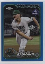 2024 Topps Pro Debut Chrome Blue Refractor /150 Garrett Baumann #PDC-4 05ov