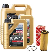 MotoröL Set 10W-40 Liqui Moly 7 Liter + ÖLfilter FüR Mercedes C-Klasse SL R129