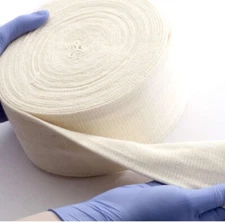 MediChoice MADE USA Tubular Elastic Support Bandage Natural Sz F 4 In x 11 yds