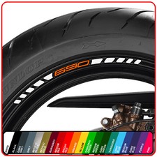KTM 690 wheel rim stickers decals - 20 colours - duke r abs supermoto smc enduro