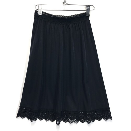 Abrazo Olga Secret De Colección Negro Nailon Deslizante Mujer XS Ancho Elástico Encaje Arco Satén - Imagen 4 de 6