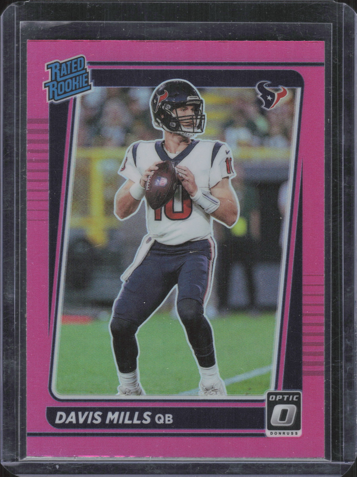 2021 Donruss Optic Pink #222 Davis Mills RR
