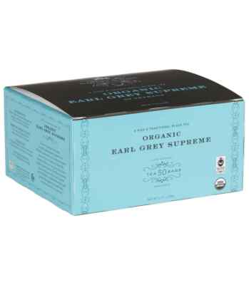 Harney & Sons  ORGANIC EARL GREY SUPREME black tea teabags -  50 count