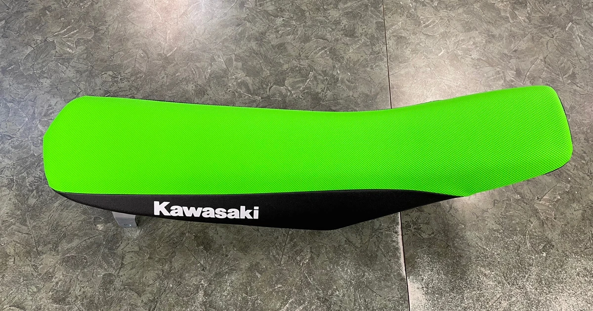 2015 2023 Kawasaki KX85 KX100 KX112 Seat Green Black White OEM