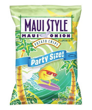 Maui Style Maui Onion Flavored Kettle Chips 14.5oz Bag Party Size x1